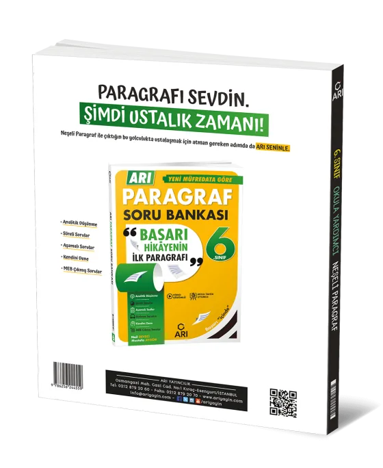 6. Sınıf Neşeli Paragraf arka kapak