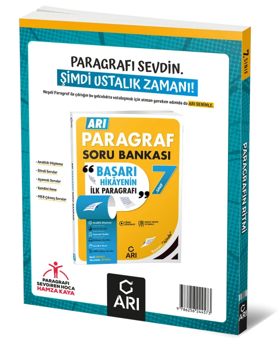 7. Sınıf Paragrafın Ritmi arka kapak