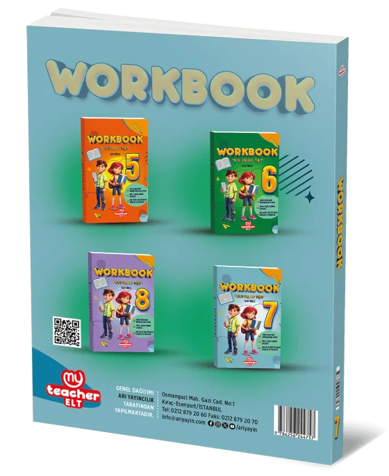 7 th Grade My Teacher Workbook arka kapak