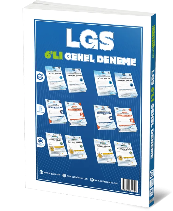 8. Sınıf Alt Tarafı Sınav LGS 6'lı Genel Deneme arka kapak