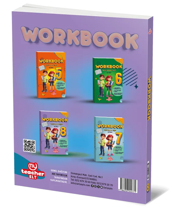 8 th Grade My Teacher Workbook arka kapak