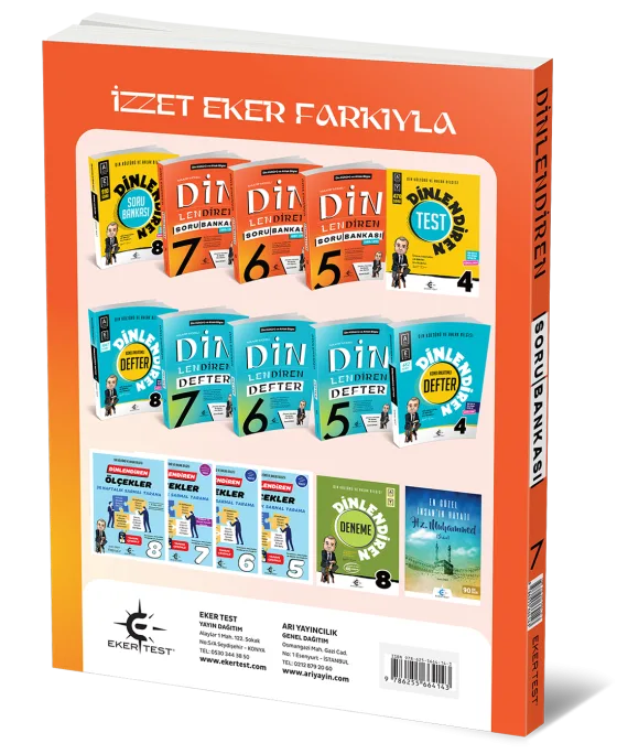 7. Sınıf Eker Test Dinlendiren Soru Bankası arka kapak