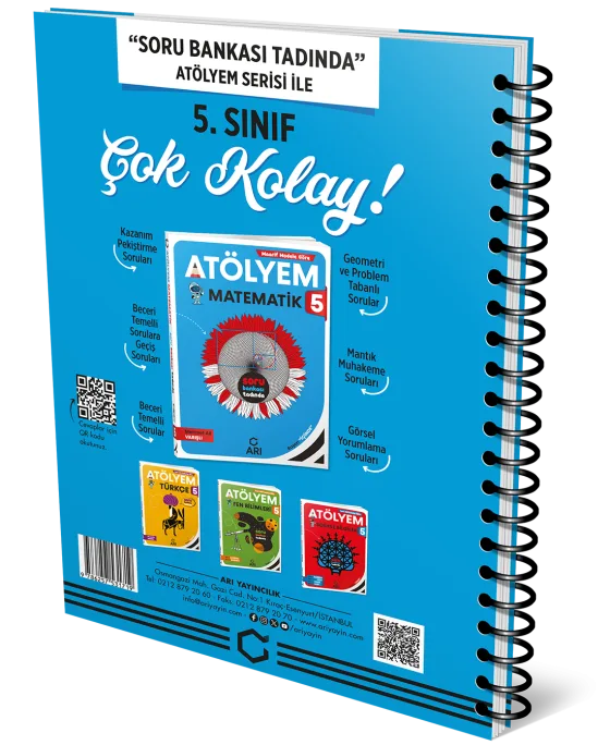 5. Sınıf Matematik Defterim arka kapak