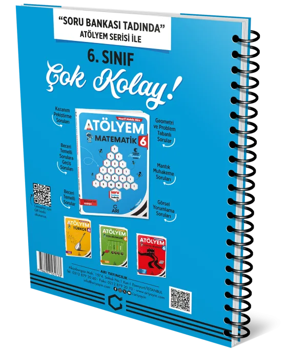 6. Sınıf Matematik Defterim arka kapak