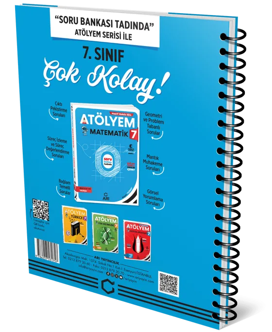 7. Sınıf Matematik Defterim arka kapak