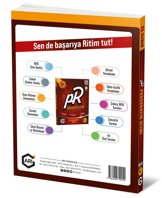 8. Sınıf Paragrafın Ritmi (LGS Hazırlık) arka kapak