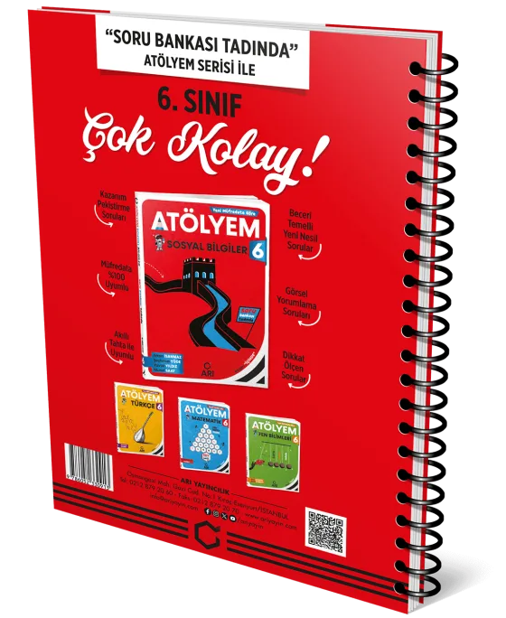 6. Sınıf Sosyal Bilgiler Defterim arka kapak