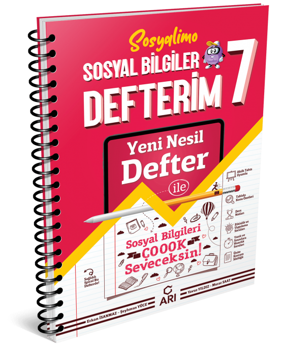 7. Sınıf Sosyalimo Sosyal Bilgiler Defterim