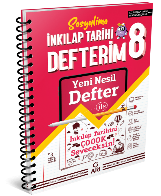 8. Sınıf Sosyalimo İnkılap Tarihi Defterim