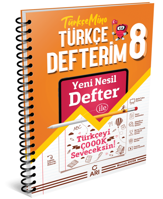 8. Sınıf TürkçeMino Türkçe Defterim