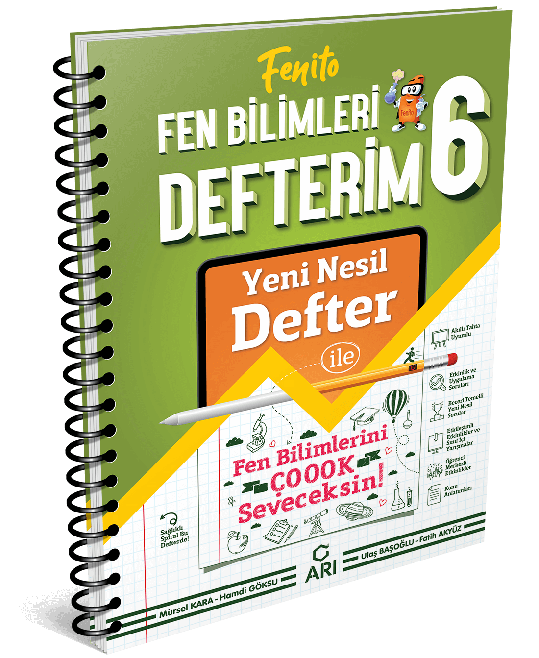 6 Sinif Fenito Akilli Fen Bilimleri Defterim Ari Yayin Ari Yayincilik Ari Yayinevi Lgs Hazirlik