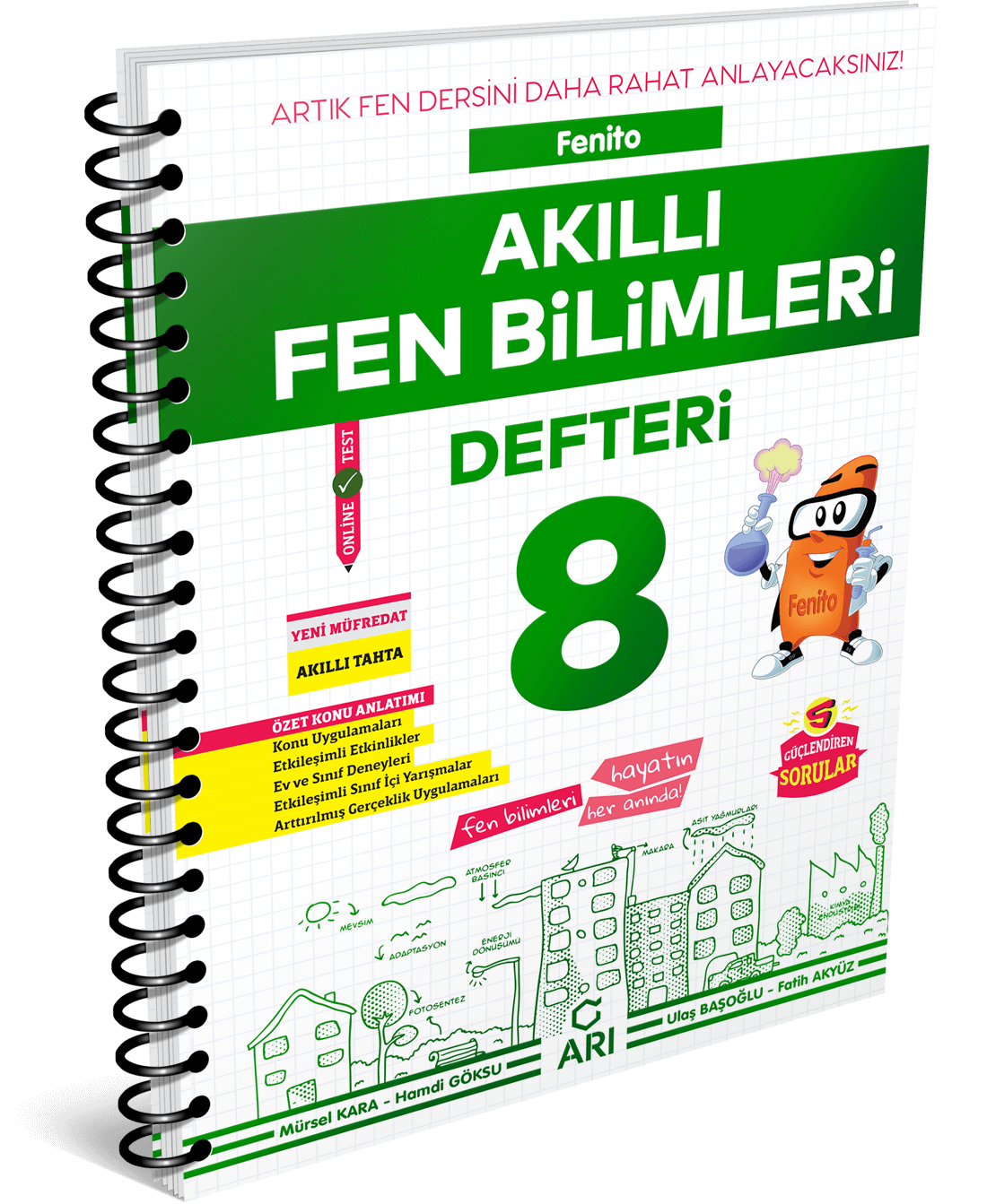 Fenito Akıllı Fen Bilimleri Defteri 8. Sınıf