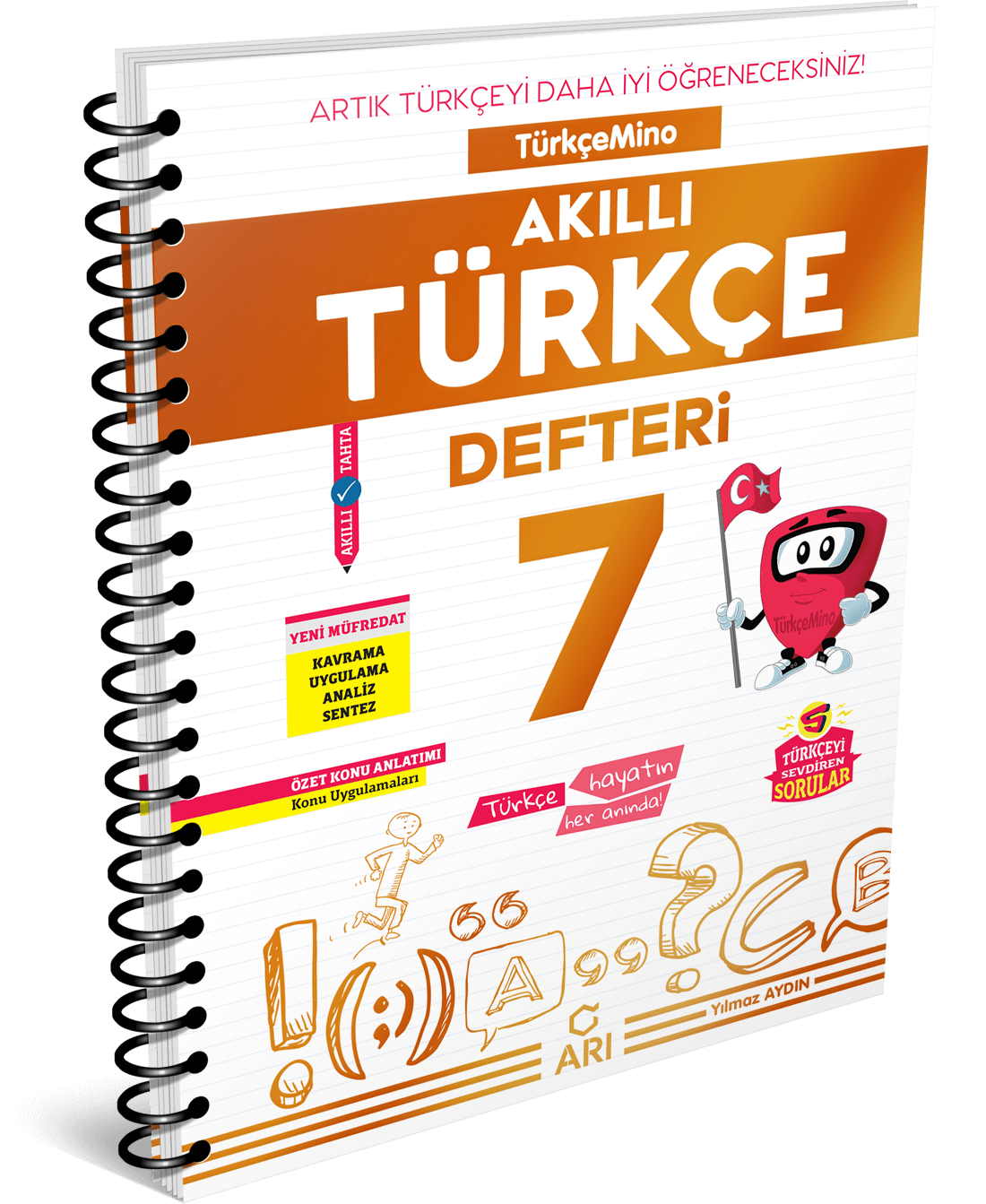 Türkçemino Akıllı Türkçe Defteri 7. Sınıf