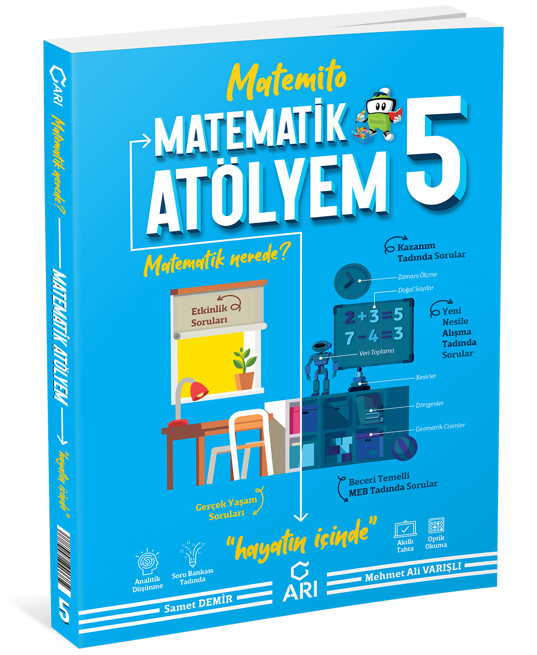 Matemito Matematik Atölyem 5.Sınıf | Arı Yayın, Arı Yayıncılık, Arı