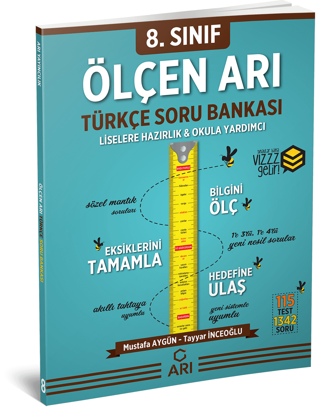 Ãlçen Arı Türkçe Soru Bankası 8. Sınıf (LGS Hazırlık)