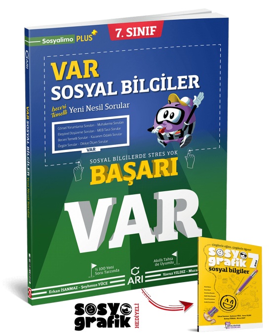 7. Sınıf VAR Sosyal Bilgiler Yeni Nesil Soru Bankası