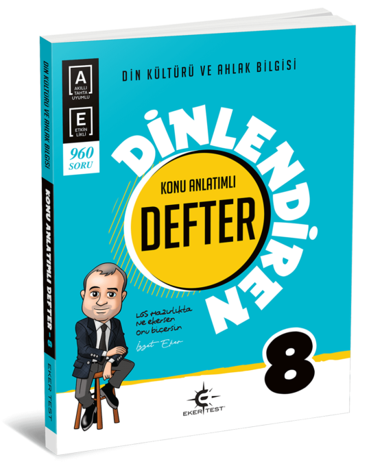 8. Sınıf Eker Test Dinlendiren Defter