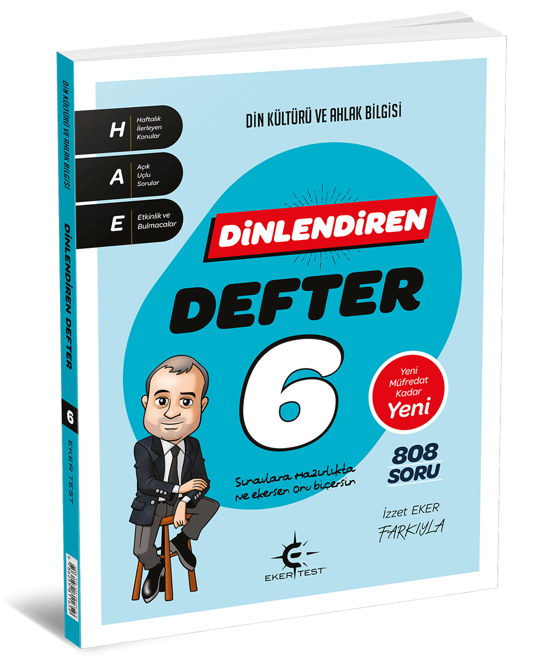6. Sınıf Eker Test Dinlendiren Defter