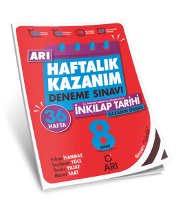 8. Sınıf T.C. İnkılap Tarihi ve Atatürkçülük Arı Haftalık Kazanım Deneme