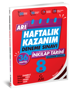 8. Sınıf T.C. İnkılap Tarihi ve Atatürkçülük Arı Haftalık Kazanım Deneme