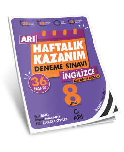 8. Sınıf İngilizce Arı Haftalık Kazanım Deneme