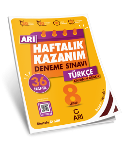 8. Sınıf Türkçe Arı Haftalık Kazanım Deneme