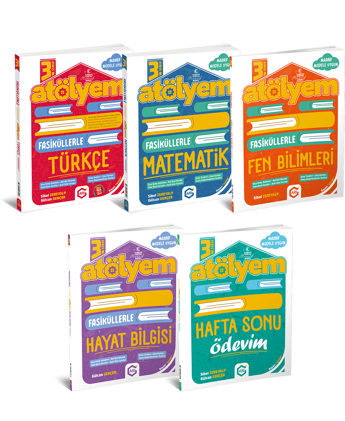 3. Sınıf Atölyem Set (5 Kitap)