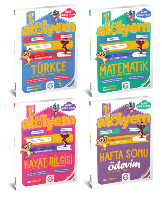 1. Sınıf Atölyem Set (4 Kitap)