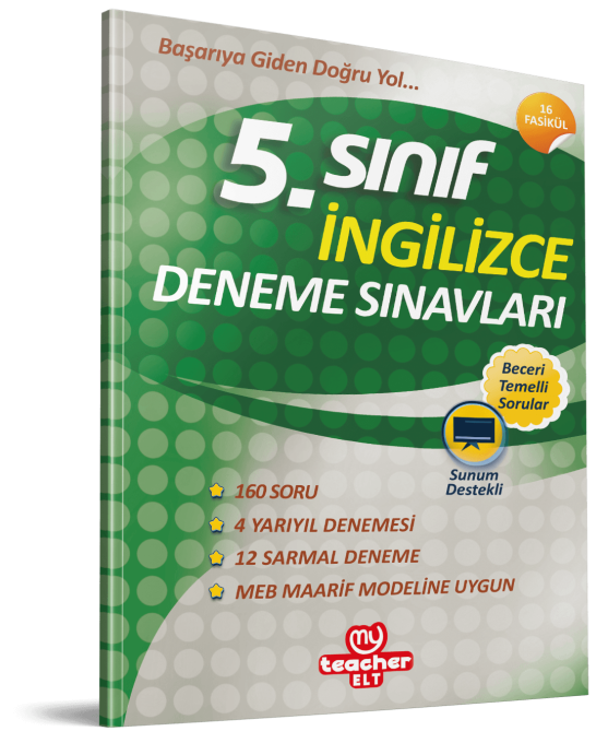 5. Sınıf My Teacher İngilizce Deneme Sınavları