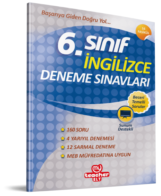 6. Sınıf My Teacher İngilizce Deneme Sınavları