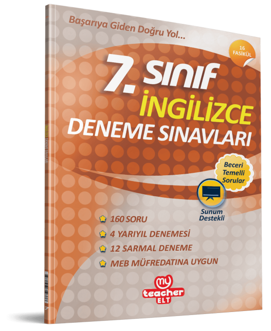7. Sınıf My Teacher İngilizce Deneme Sınavları