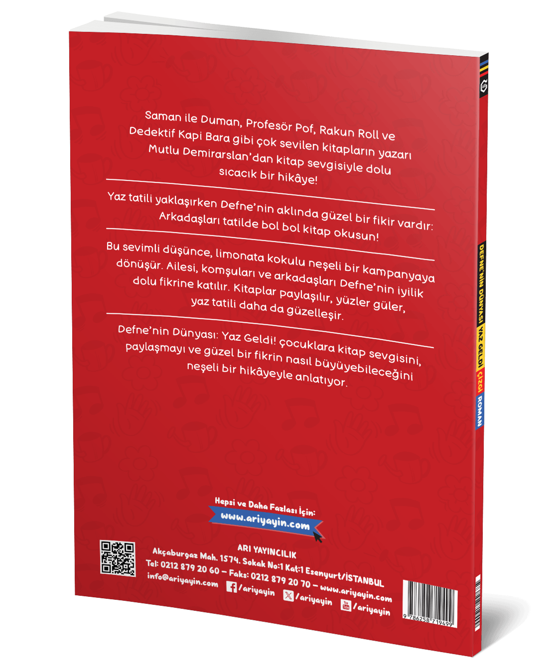 1. Sınıf Defne’nin Dünyası Yaz Geldi Çizgi Roman