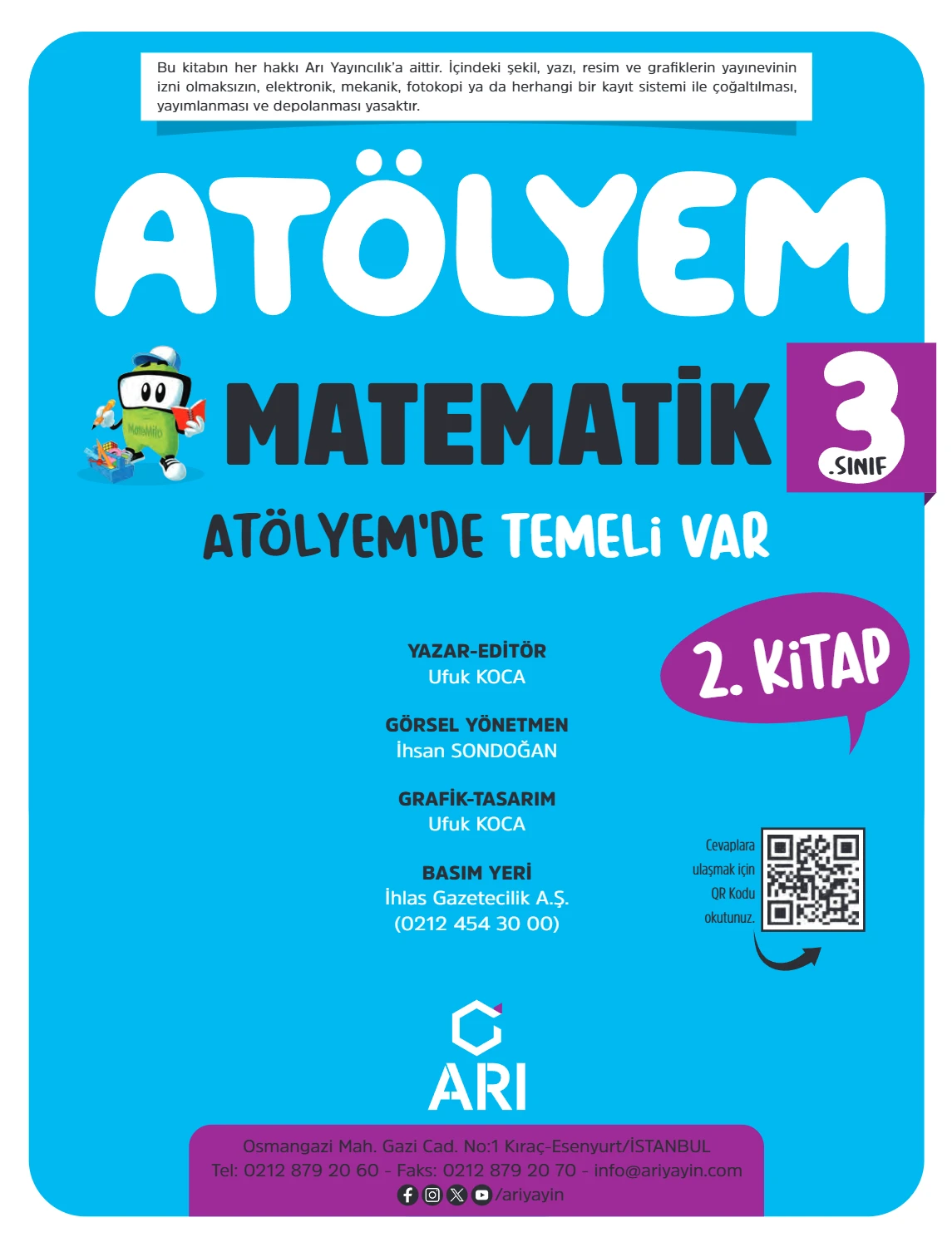3. Sınıf Matematik Atölyem 2. Kitap