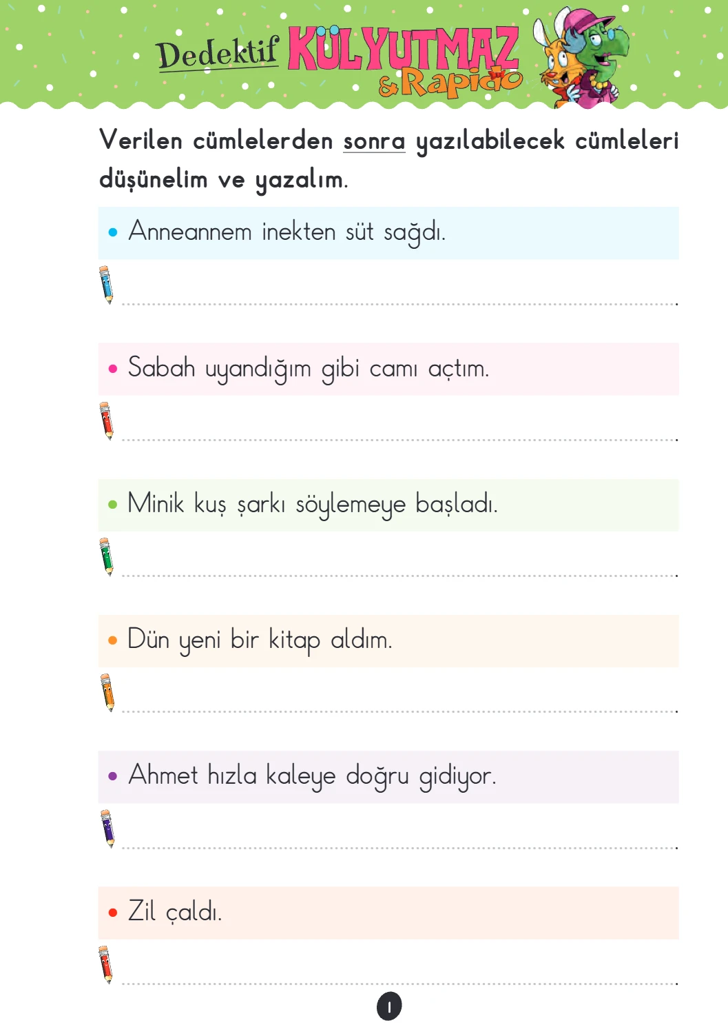 Dedektif Külyutmaz ve Rapido – Okuyorum Anlıyorum