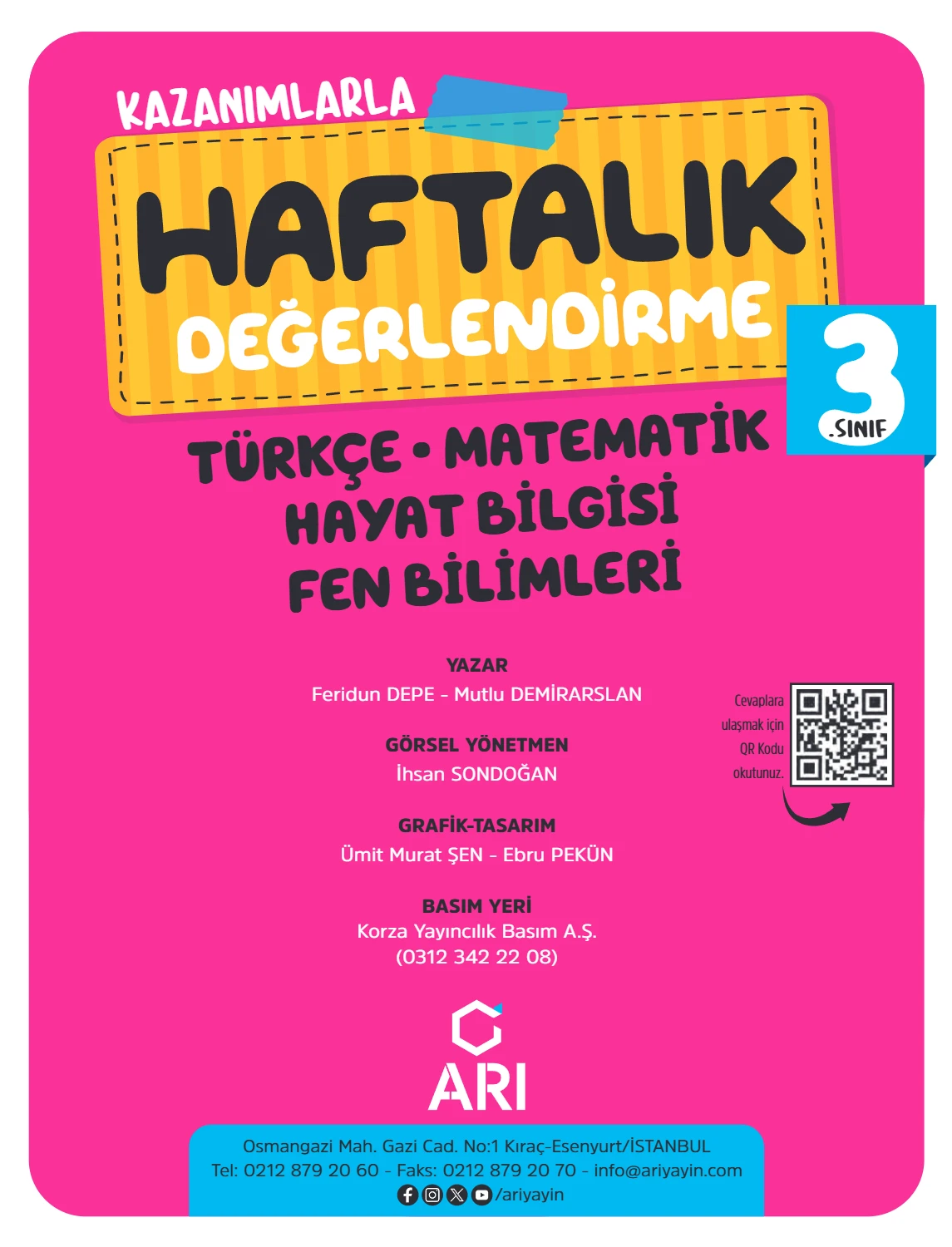 3. Sınıf Haftalık Değerlendirme