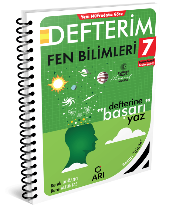 7. Sınıf Fen Bilimleri Defterim